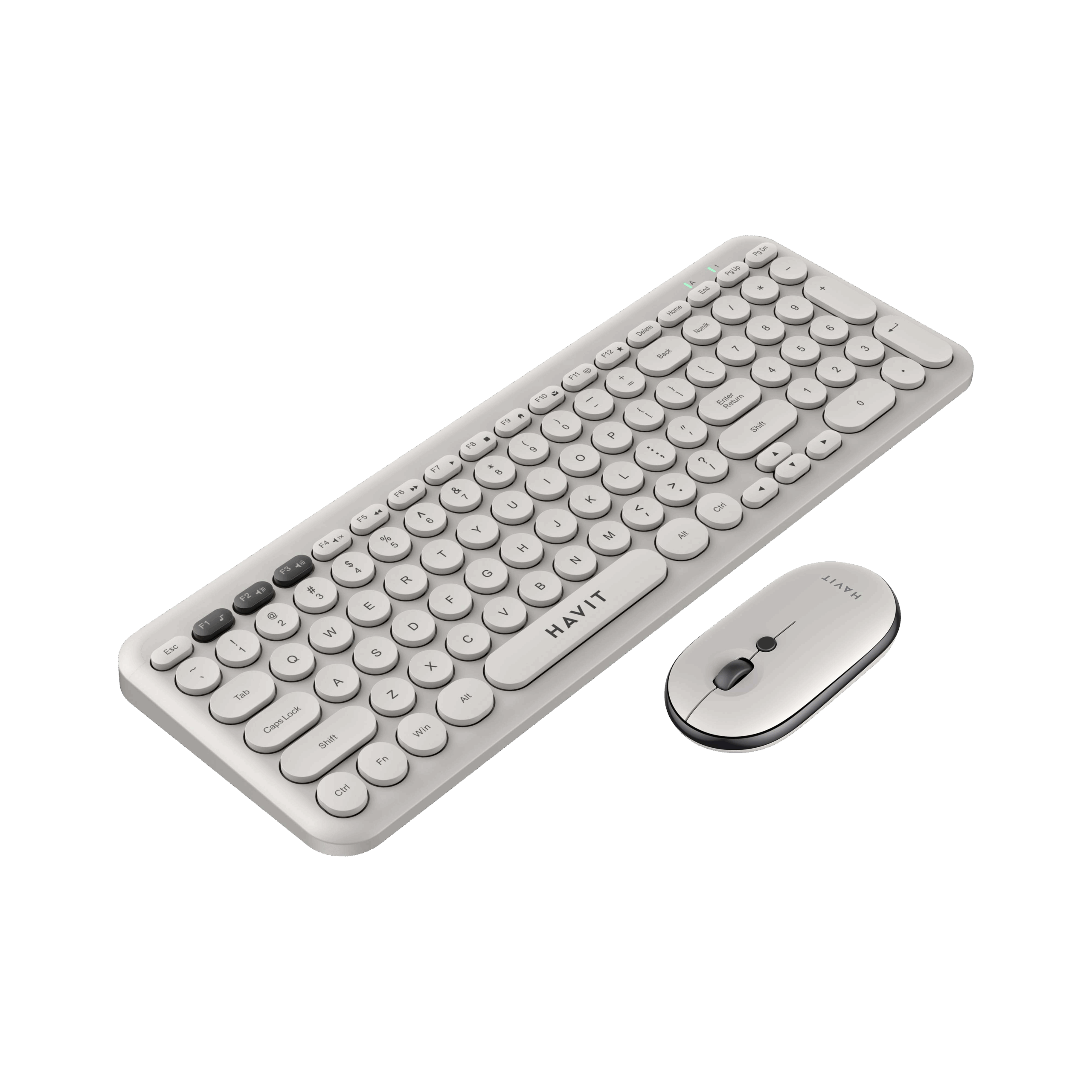 Combo Havit KB254GCM Wireless Teclado + Mouse GRIS