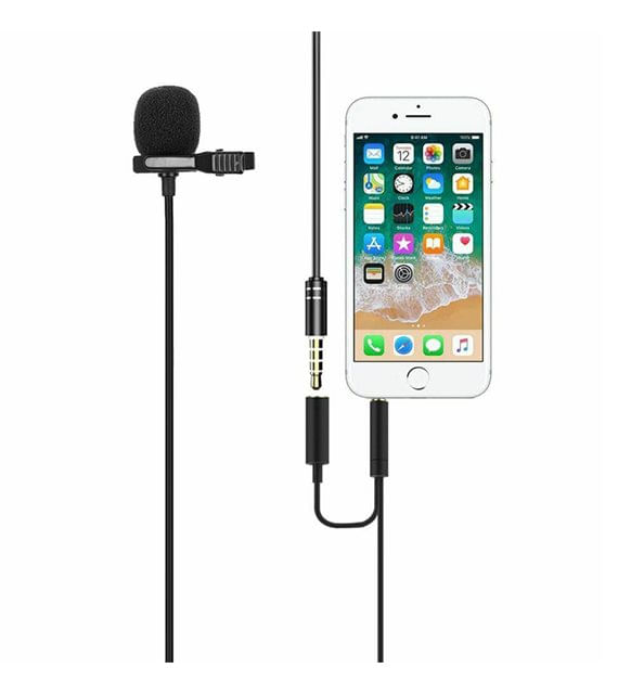 Auriculares micrófono para grabación