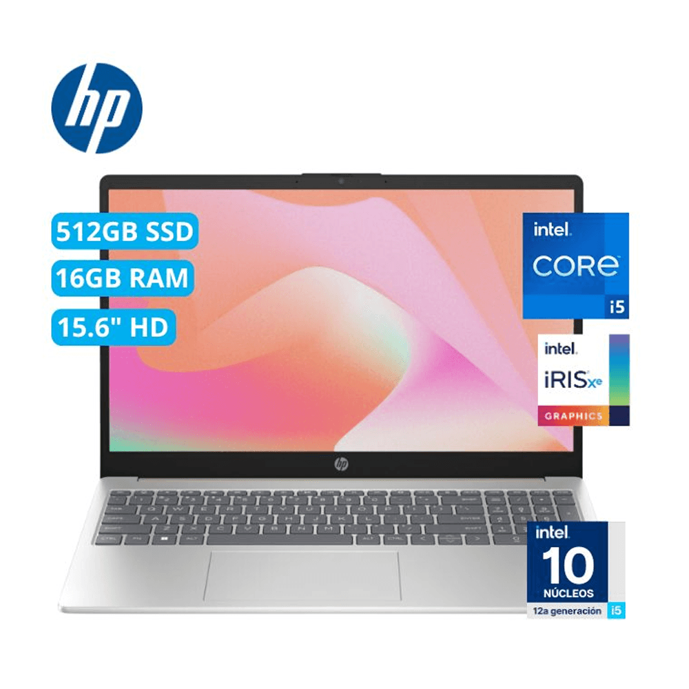 Laptop HP 15-FD0053LA 15.6" CORE I5-1235U 16GB RAM + 512GB SSD GOLD
