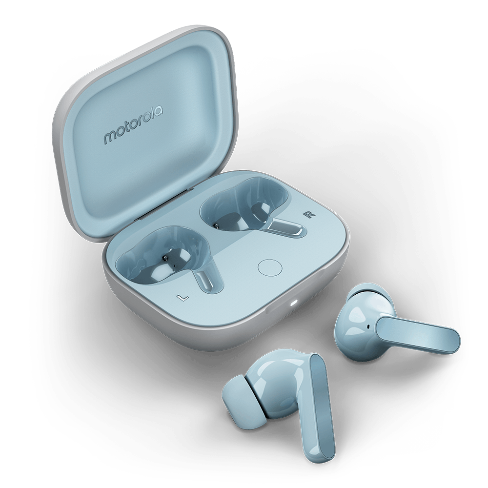 Auriculares Motorola Buds XT2443 CELESTE