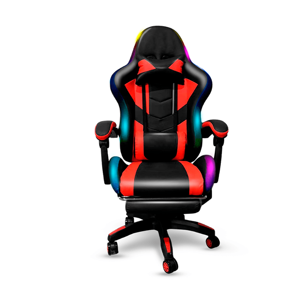 Silla Gamer Sparta Lux LED ROJO