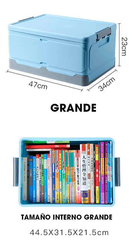 Caja de almacenamiento plegable grande
