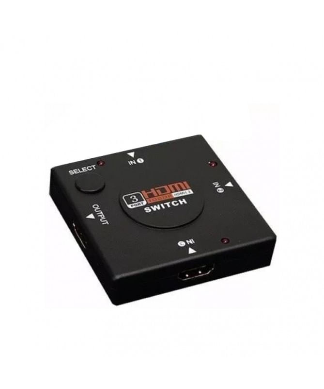 Splitter Switch Hdmi 1080p 3 Puertos Para Hdtv Dvd Ps3
