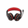 HEADPHONE AUDIFONO GAMER HAVIT, NEGRO Y ROJO