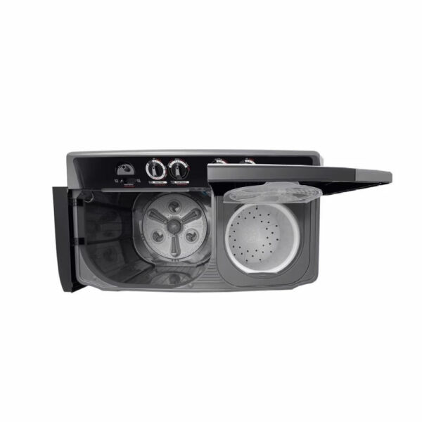 LAVADORA LG WP15MAR 15KG CARGA SUPERIOR DOBLE TINA CON SISTEMA ROLLER JET NEGRA LG0LAVFUZWP15MAR