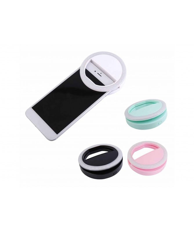 SELFIE, FLASH UNIVERSAL, ANILLO PARA CELULARES RECARGABLE MAKEUP