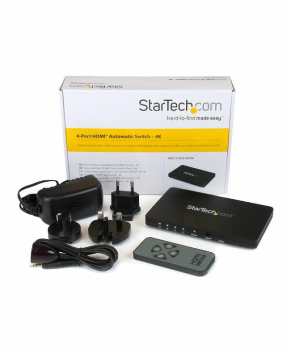 Switch Selector Cable Hdmi 4k, 4 Puertos