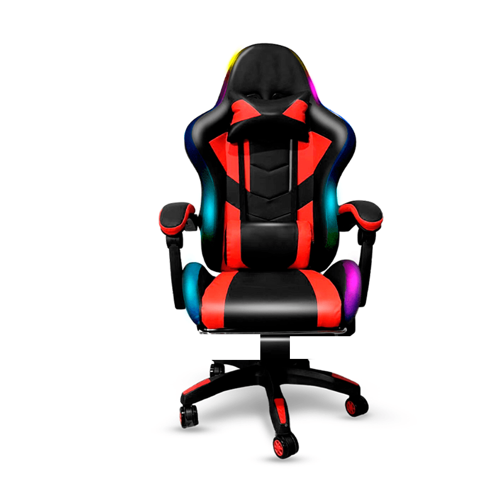 Silla Gamer Sparta Lux LED ROJO