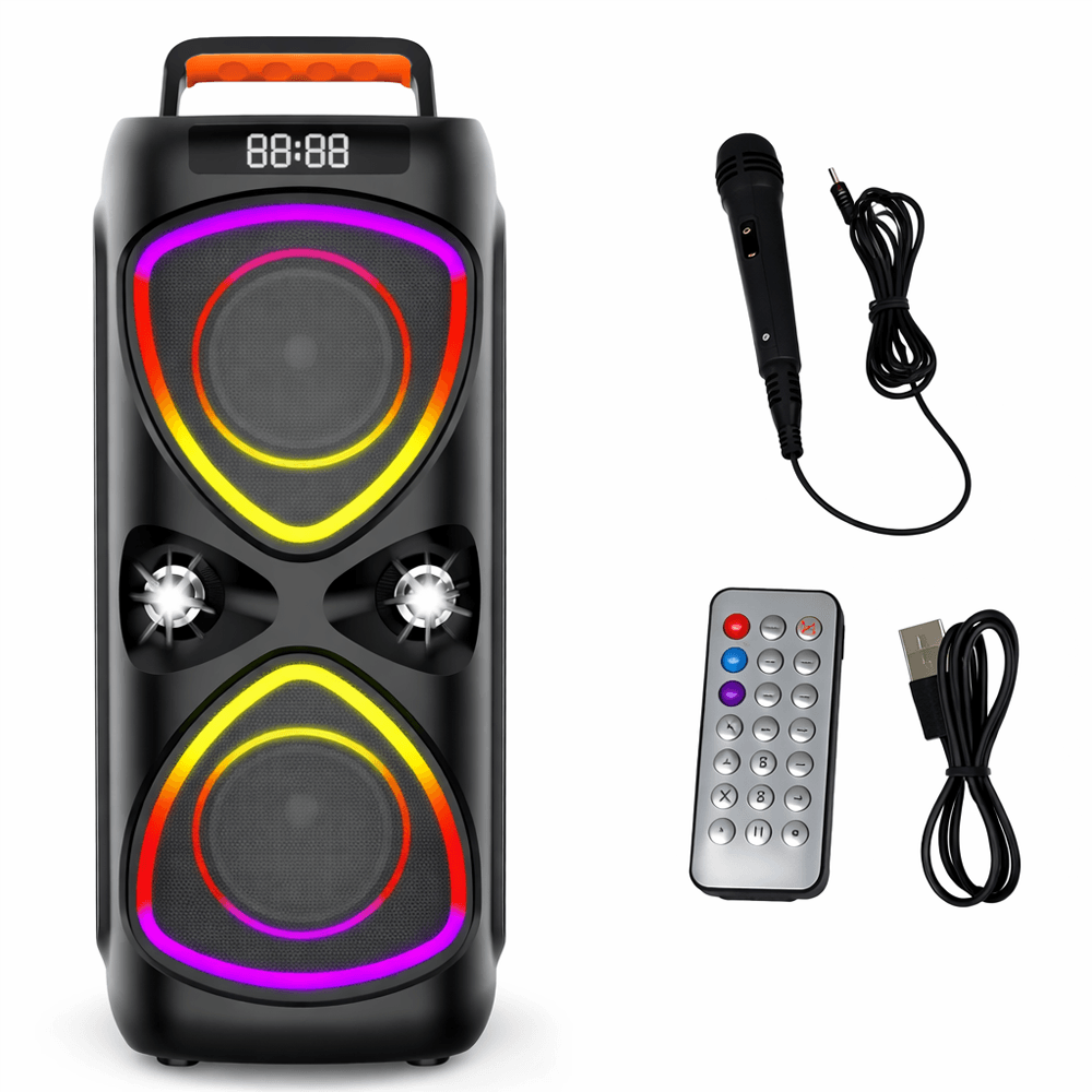 Parlante DUO RGB Karaoke ABS4219