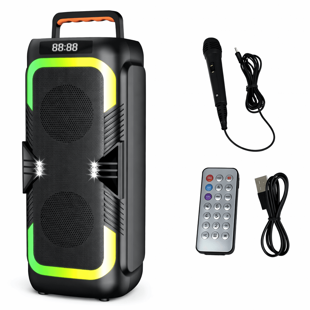 Parlante DUO RGB Karaoke ABS4220