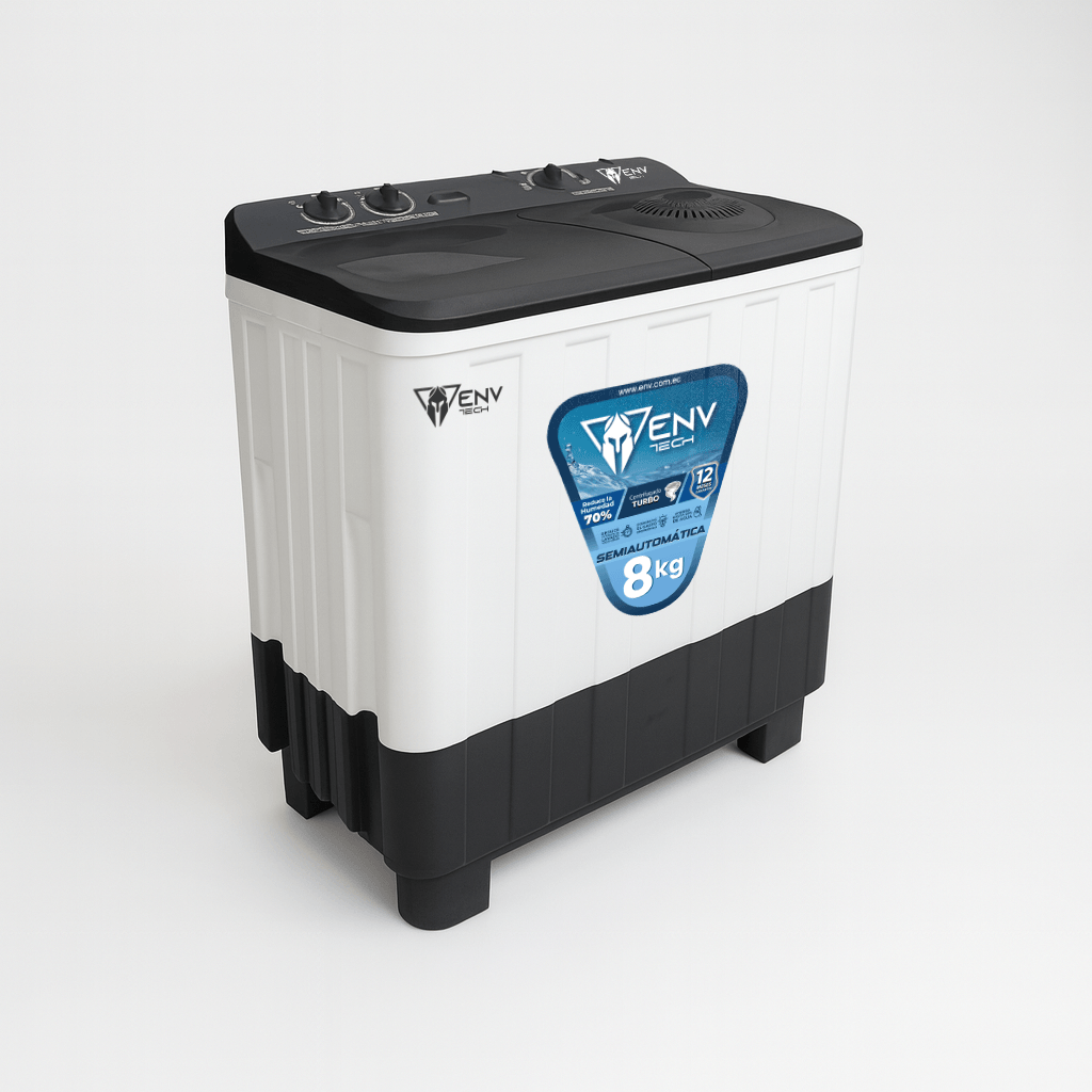 Lavadora Semiautomática ENV TECH 8KG