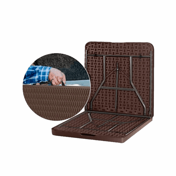 MESA PLEGABLE RATTAN cafe