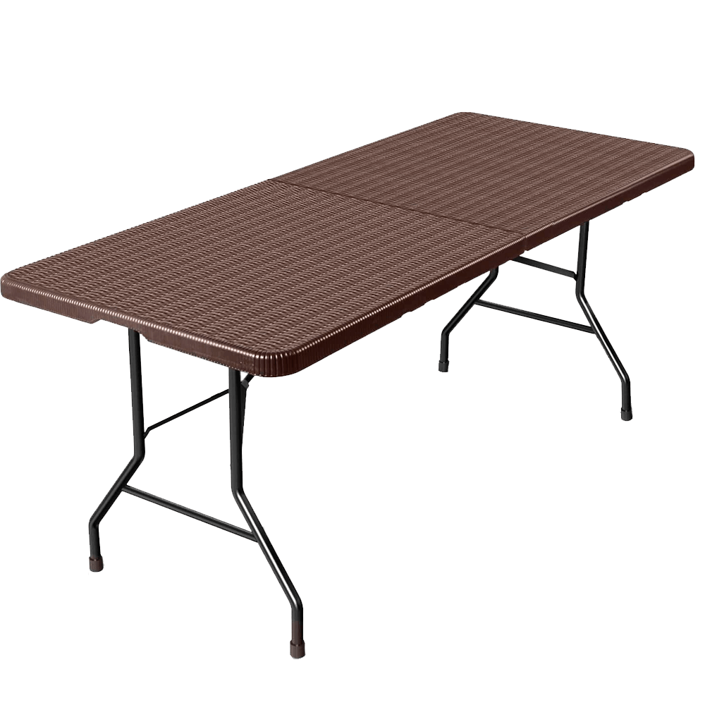 MESA PLEGABLE RATTAN cafe