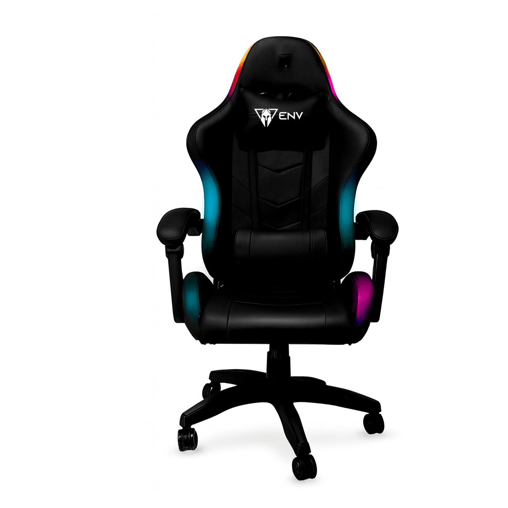 Silla Gamer Sparta Lux LED NEGRO