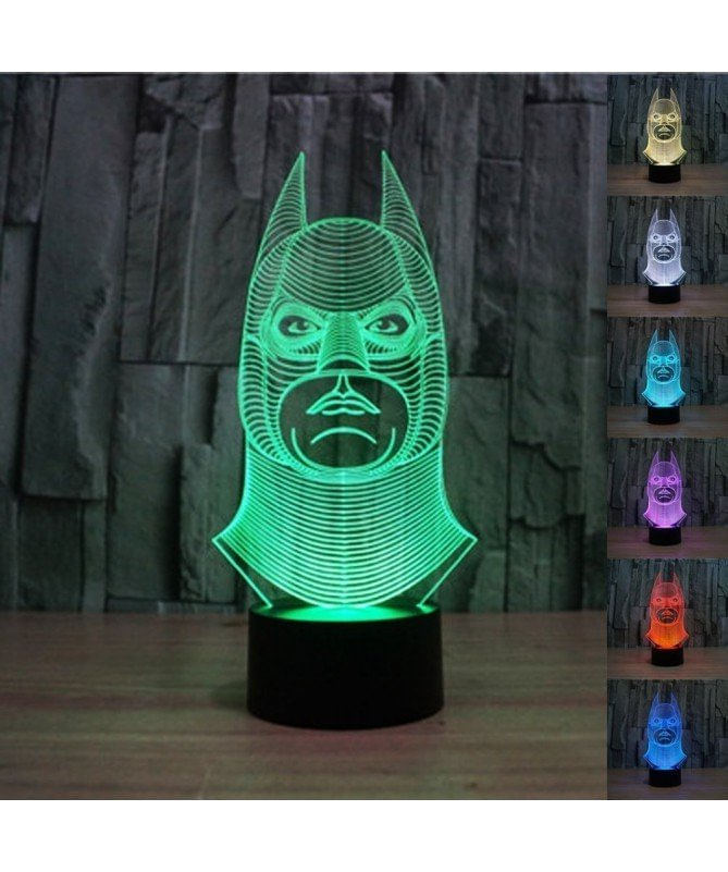 Lamparas 3d Led Star Wars Batman Iron Man Darth Vader Y Mas