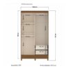 1-162861-GUARDA-ROUPA-FIT-02-PTS-CORRER-JEQ_OFF.jpg Armario Fit 2p | Bi Color Jequitiba/Blanco Antiguo