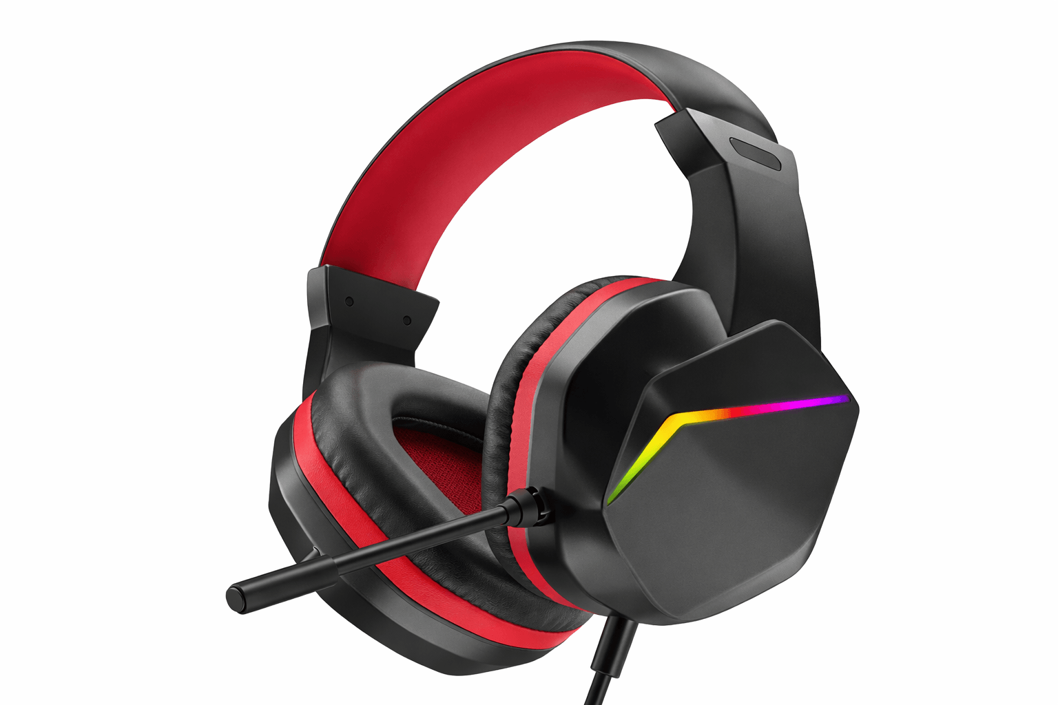 1BENV9162.png Audífono ENV ECD-522 Negro | Con luz LED y micrófono AURICULAR Gaming ENV ECD-522