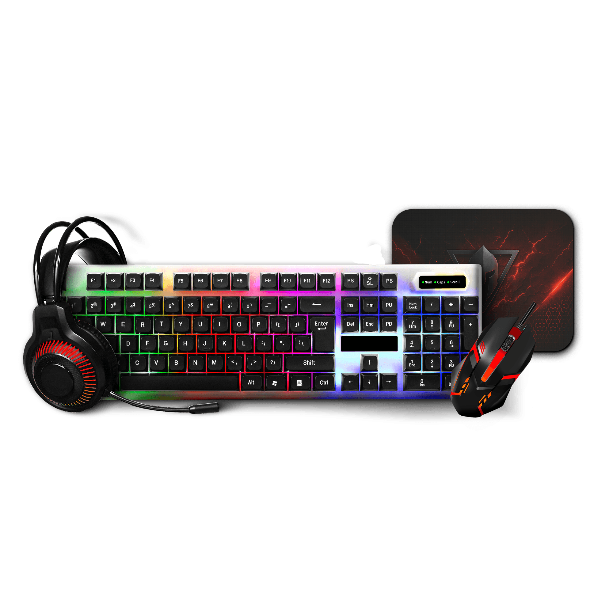 1BENV9182_2.png Teclado GE08 Combo Gamer GE08 | Con retroiluminación KEYBOARD GAMING COMBO GE08 4 EN 1