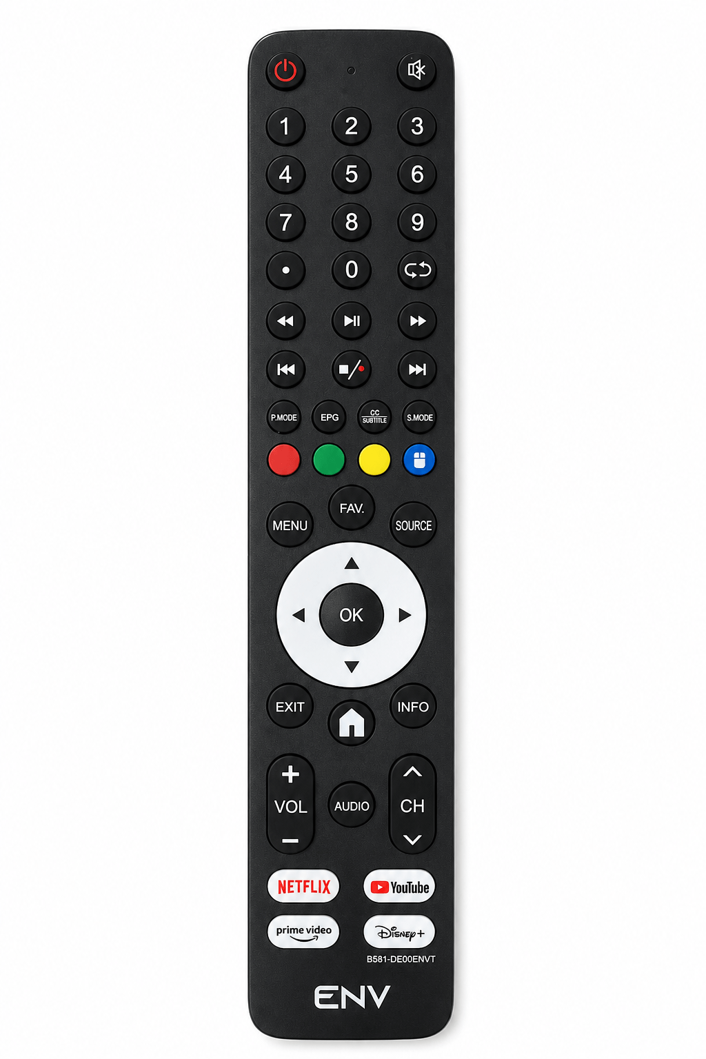 CONTROL REMOTO TELEVISOR ANDROID 14.0 ENV