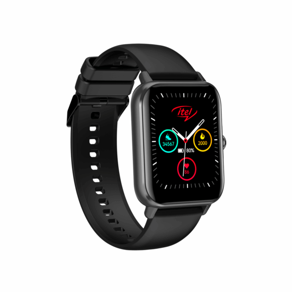 Smartwatch INFINIX ITEL W32 1.8" 230 mAh Batería Resistente al Agua Bluetooth NEGRO