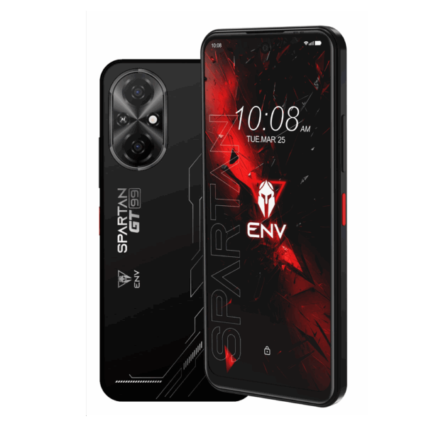 Celular ENV Spartan GT99 | 8 GB RAM, 256 GB, Negro, Android, Octa-core NEGRO