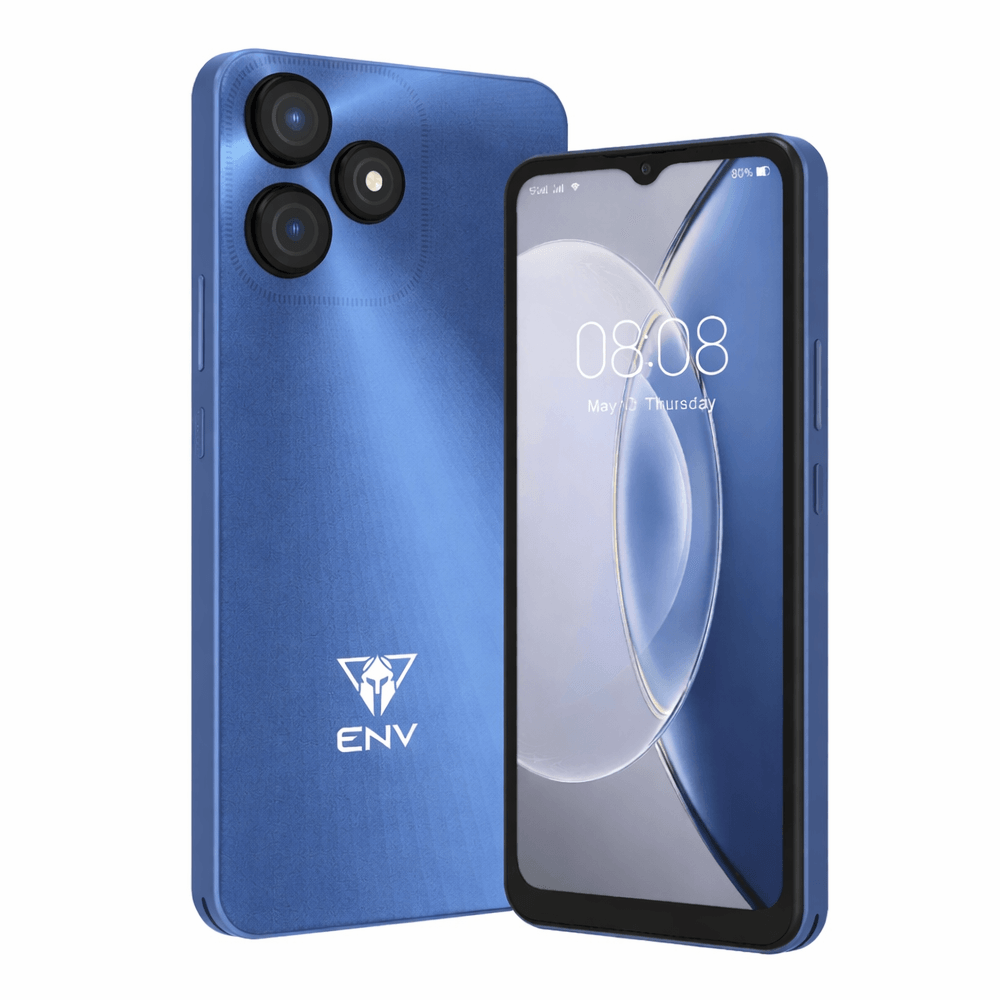 Celular ENV Neo | 128 GB, 4 GB RAM, Negro, DUAL SIM AZUL