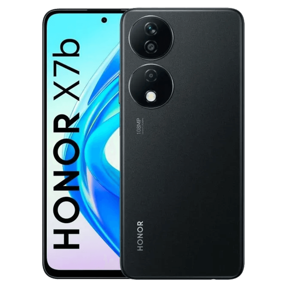 Celular Honor X7b | 256 GB, 8 GB RAM, Color Plateado Negro