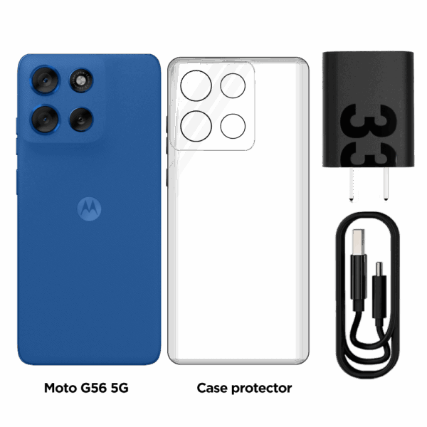Celular Motorola G56 | 8 GB RAM, 256 GB, Verde AZUL