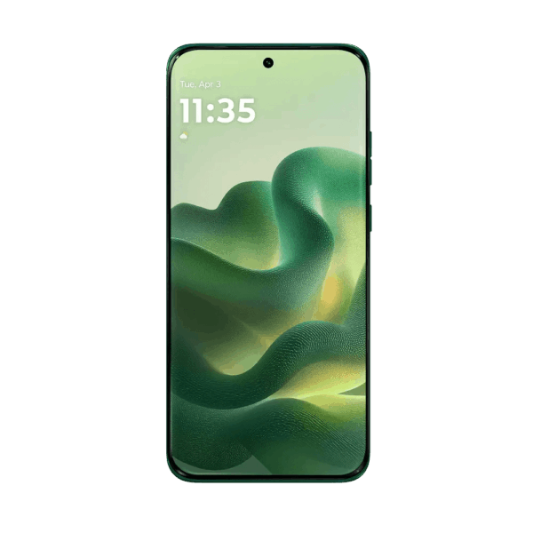 Celular Motorola Edge 70 Fusion | 256 GB, 8 GB RAM, color celeste, Dual SIM VERDE