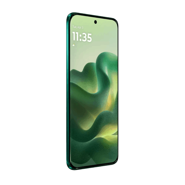 Celular Motorola Edge 70 Fusion | 256 GB, 8 GB RAM, color celeste, Dual SIM VERDE