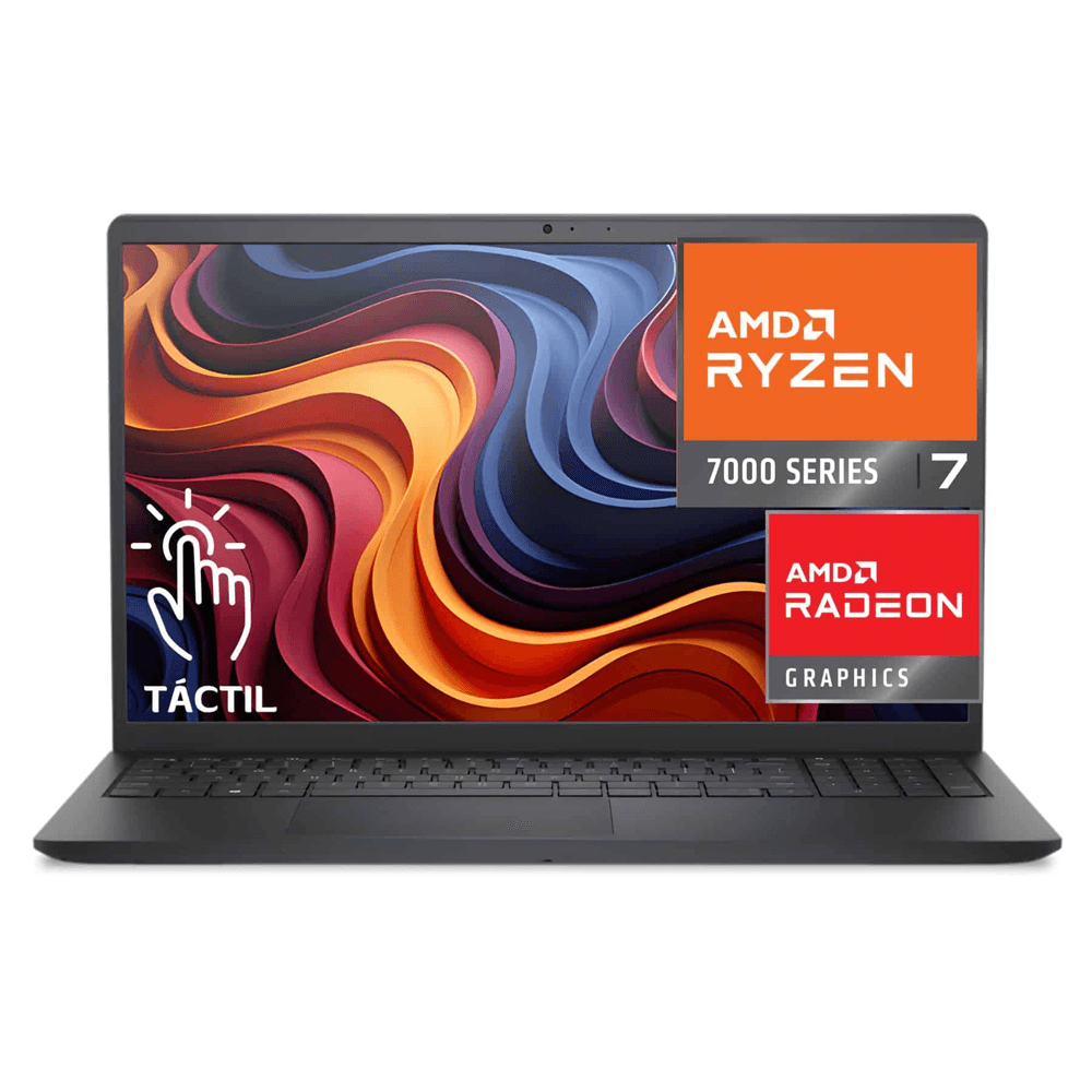 Laptop Dell 15255-A117BLK Ryzen 7 7730U 16 GB RAM 512 GB SSD 15.6" 1920 x 1080 Touch Laptop Dell Ryzen 7 7730, 16gb+512gb, touch