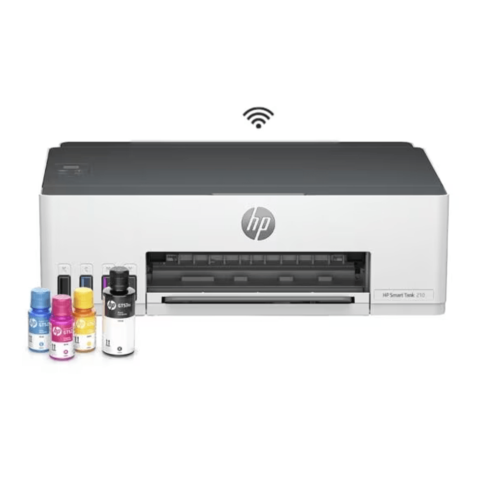 Impresora HP 210 Smart Tank | Multifunción con Wi-Fi y puerto USB Impresora HP 210 Smart Tank