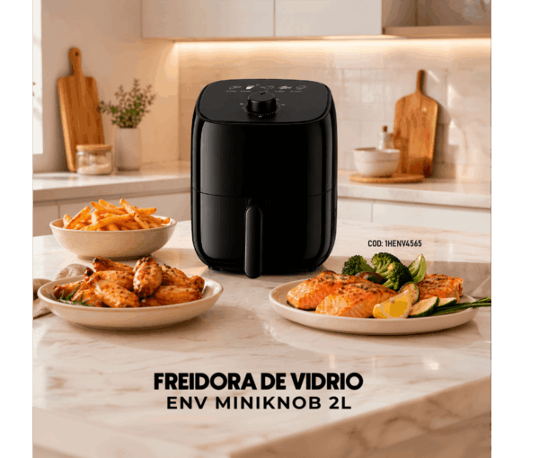 1HENV4565_POST.png Freidora de aire ENV Miniknob 2 L 120V Freidora de Aire ENV LUX GO