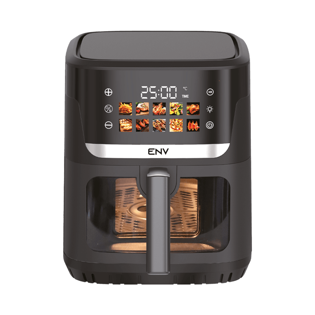 1HENV4570.png Freidora de aire ENV AF60001ET 6.5 L 1600 W con control de temperatura 80°C a 200°C 110 V Freidora de Aire ENV NeoFry 6.5L