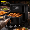 Freidora de aire ENV AF65008E 6.5 litros | 1600 W, 110 V, con control de temperatura, superficie antiadherente Freidora de Aire ENV AF65008E 6.5L