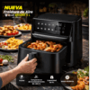 Freidora de aire ENV AF1106E 11 litros 1500 W 80°C - 200°C con superficie antiadherente Freidora de Aire ENV AF1106E 11L