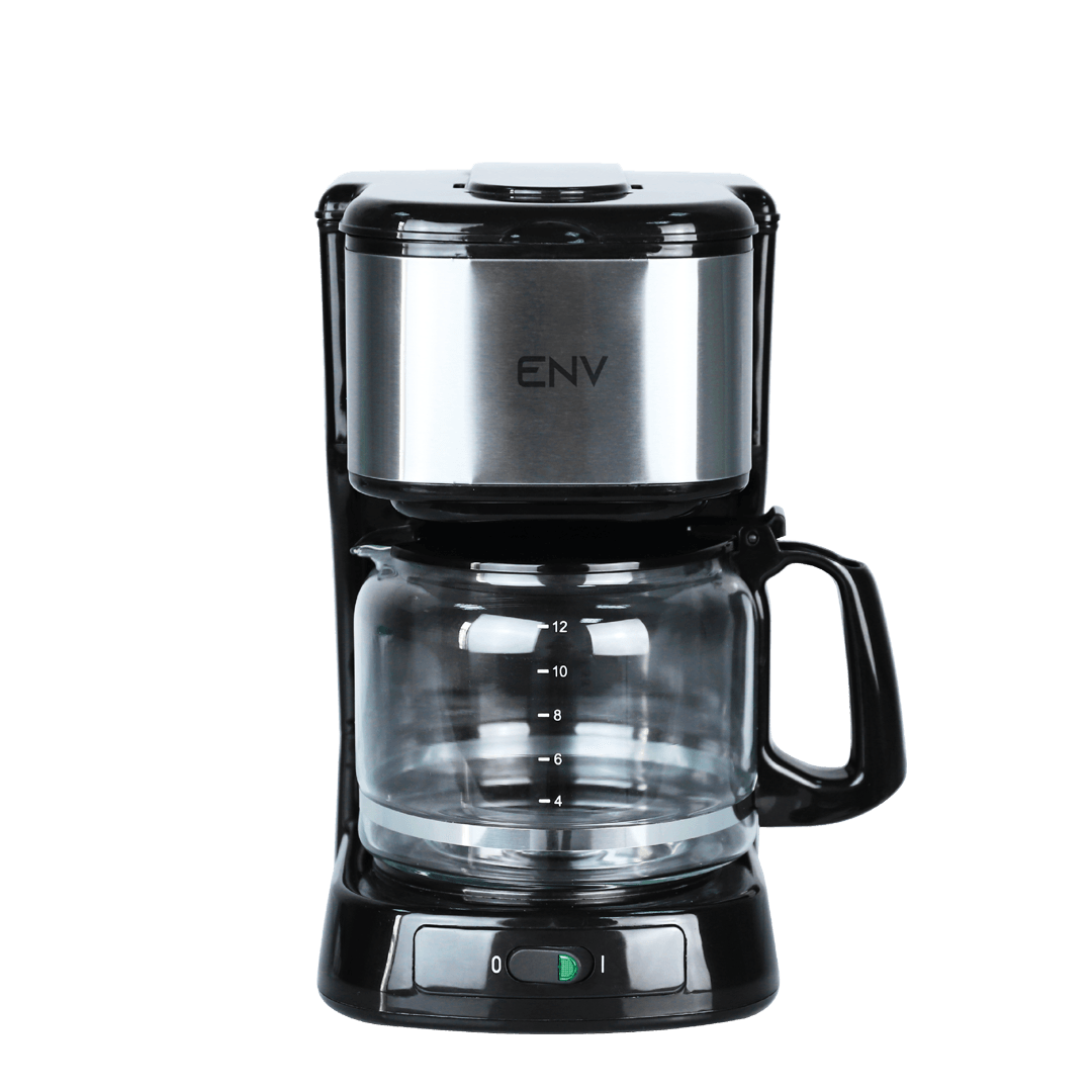 CAFETERA 12 TAZAS CROMADA COFFEE NOVA ENV