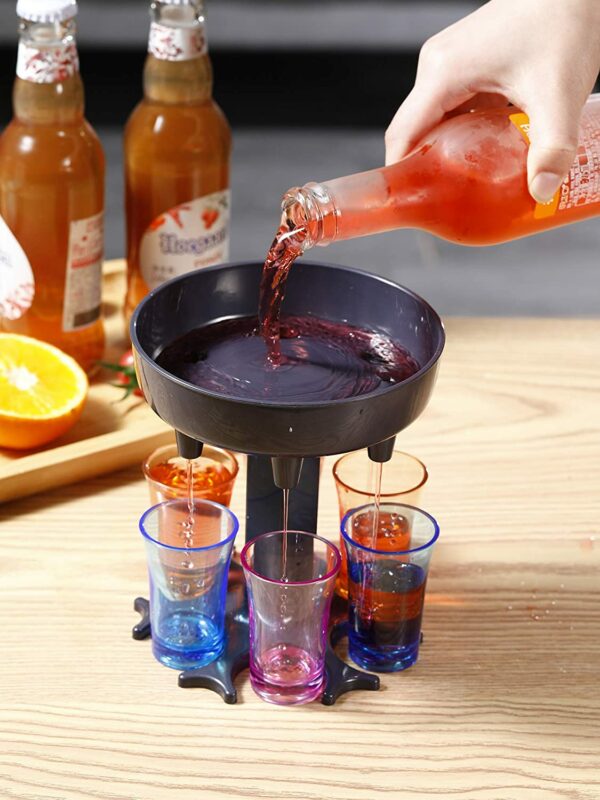 Dispensador de jabón Generico Dispensador de 6 shots | Plástico, capacidad 6 shots Dispensador de shots