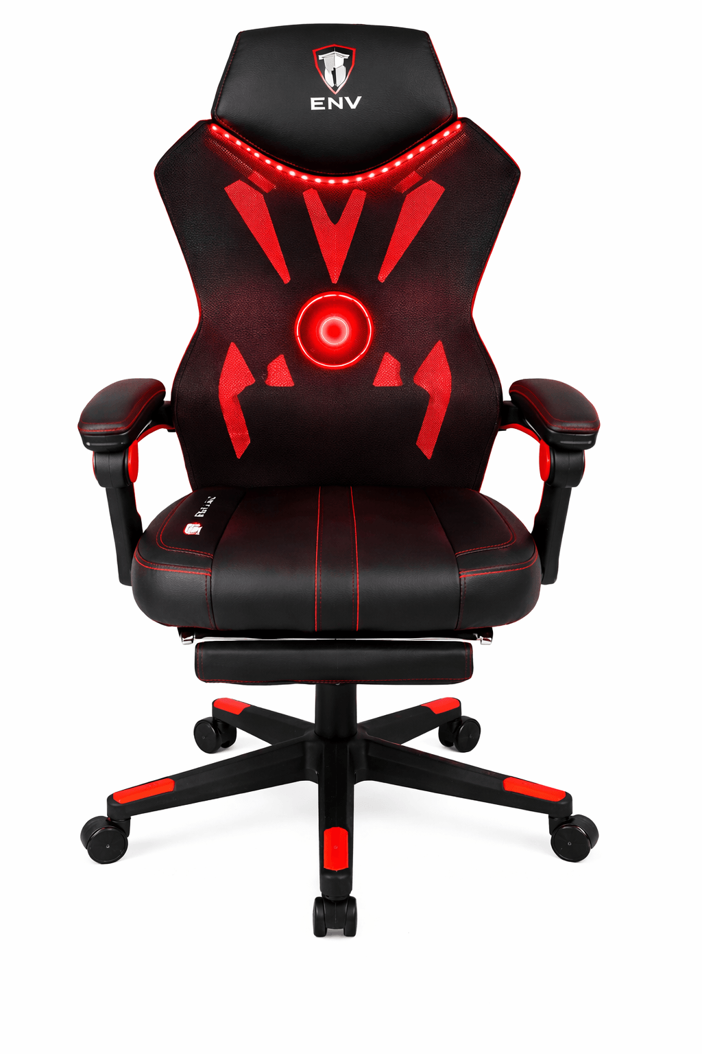 Silla de oficina ENV Throne Seat | ergonómica, gamer, giratoria, incluye manual de ensamblaje ROJO