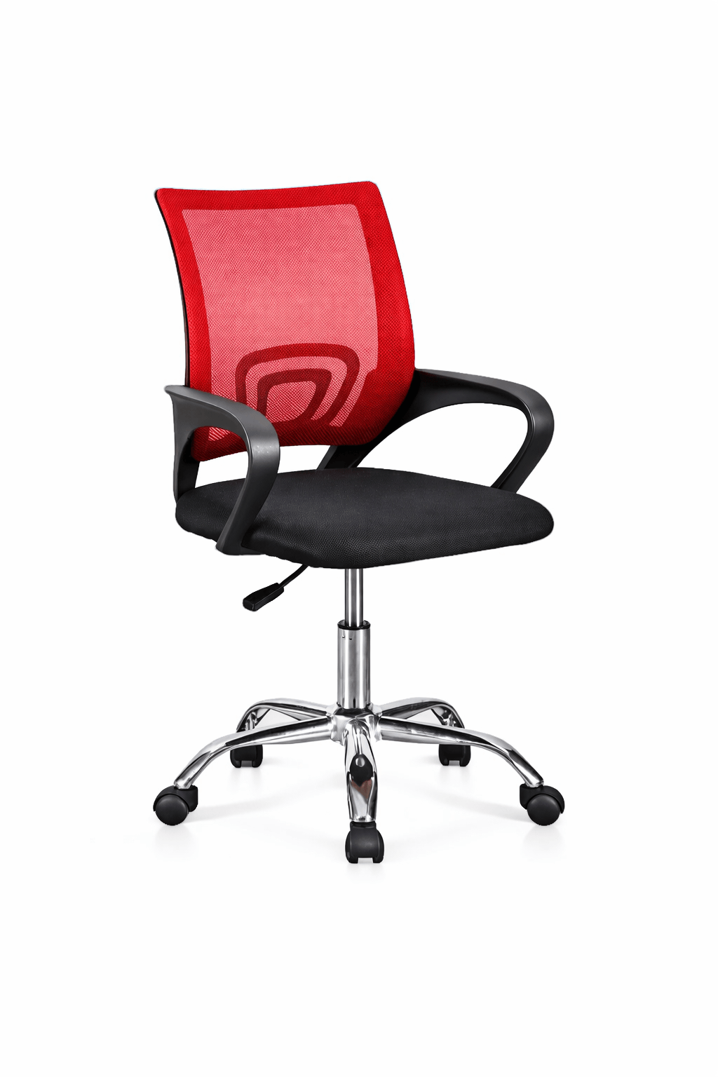 1OSM63-1.png Silla de oficina Siri Silla Siri | Tela mesh, Negro, Ajustable, Con ruedas, Con reposabrazos rojo