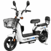 Bicicleta eléctrica ENV JY | 350 W, 12 Ah, 48 V, velocidad máxima 40 km/h BLANCO
