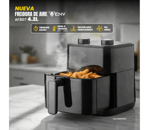 Freidora de aire ENV AF807 | 4.2 L Freidora de Aire ENV AF807 4.2L