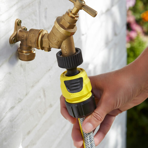 Acople Aquastop para Manguera de Jardín