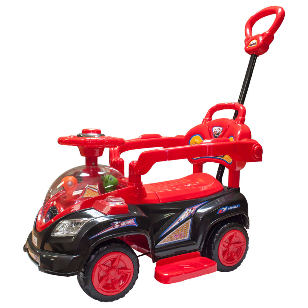 Correpasillo musical Negro-Rojo 618B1BLACK