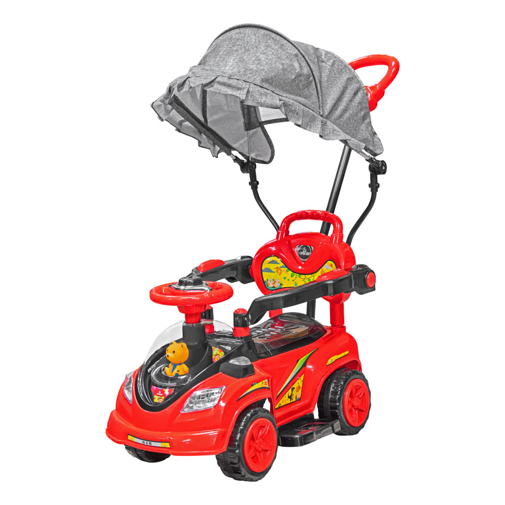 Correpasillo musical Rojo-Negro 618ERBL