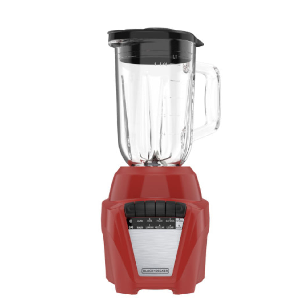 BD-BL08761RDLA-RD_1.jpg LICUADORA BLACK DECKER ICE CRUSH 8 VEL. 700W JARRA VIDRIO 1.25LTS ROJA