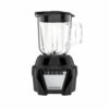 LICUADORA BLACK DECKER ICE CRUSH 8 VEL. 700W JARRA VIDRIO 1.25LTS 2 VASOS MINI 200ML NEGRA