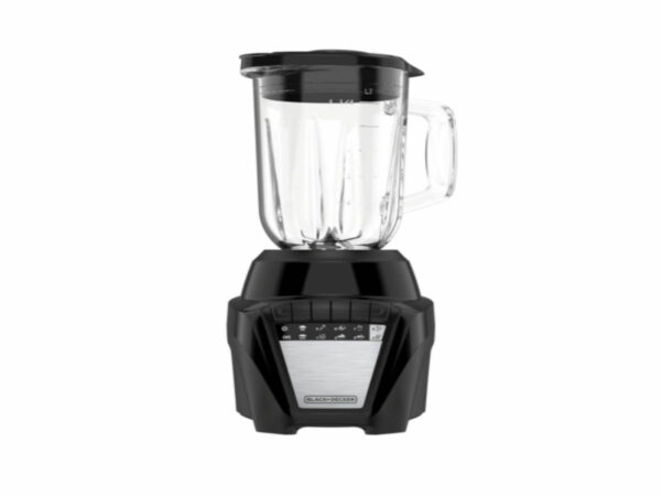 LICUADORA BLACK DECKER ICE CRUSH 8 VEL. 700W JARRA VIDRIO 1.25LTS 2 VASOS MINI 200ML NEGRA