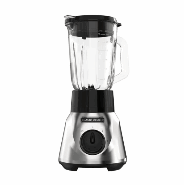 LICUADORA TRICUADORA BLACK DECKER 800W JARRA DE VIDRIO 1.5 LTS 2 VELOCIDADES+PULSO ACERO INOX.