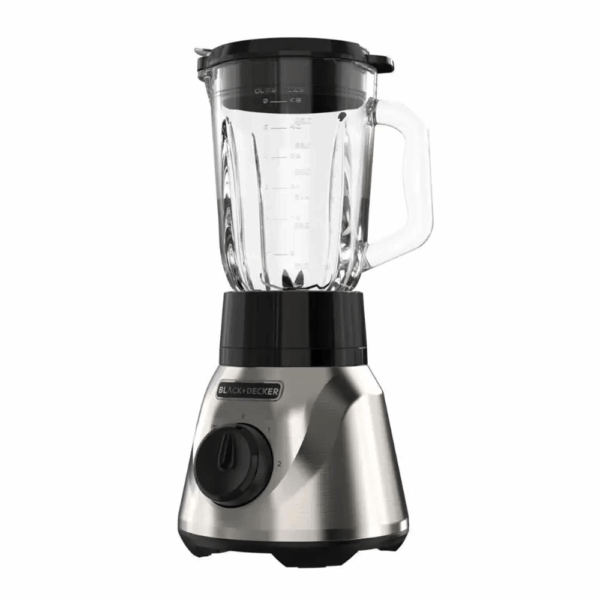 LICUADORA TRICUADORA BLACK DECKER 800W JARRA DE VIDRIO 1.5 LTS 2 VELOCIDADES+PULSO ACERO INOX.